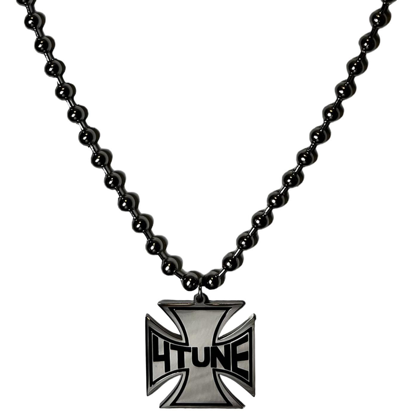 black cross necklace